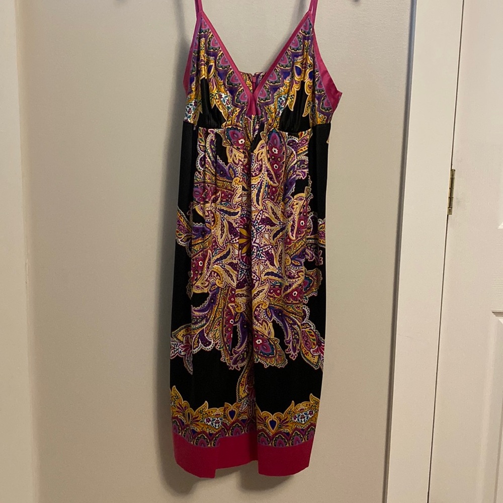 Dress Barn, size 9, silk dress midi